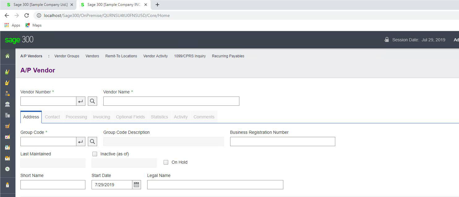 Sage 300 2020