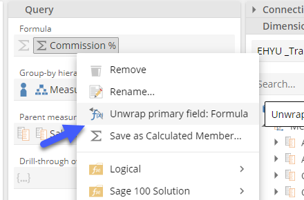 custom formula in sage x3