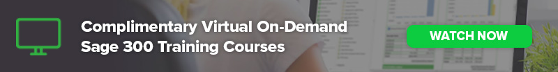 Sage 300 Training